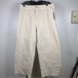 Universal Thread Cream Wide Leg Jeans